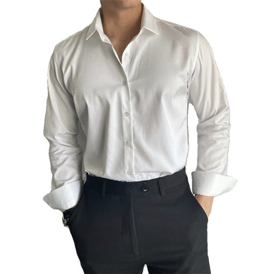Men's Spring And Summer Leisure Korean Slim Fit Shirt