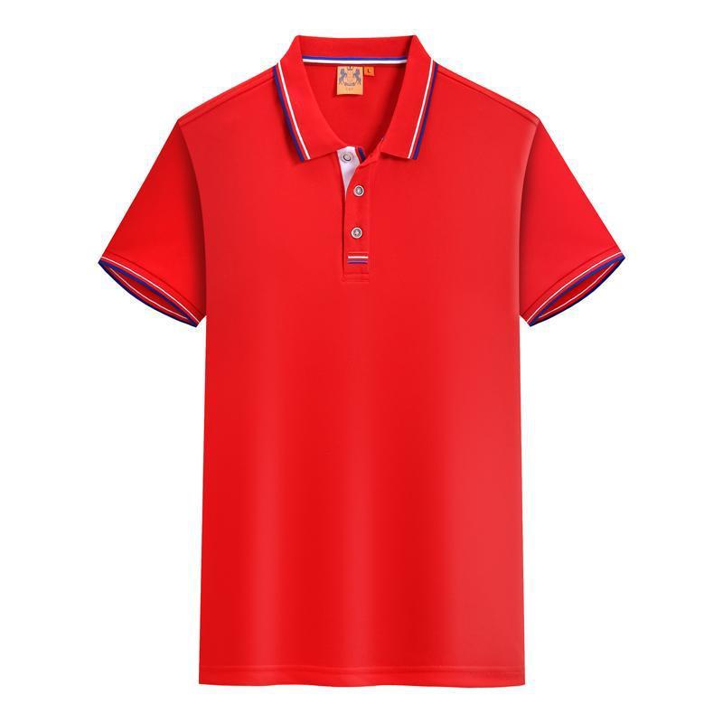 Summer Lapel Short Sleeve Polo Shirt