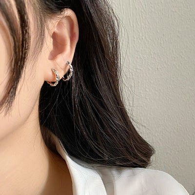 Alloy Stall Night Market Source Earrings Fashion Influencer Live Broadcast Popular Light Luxury Ear Accessories